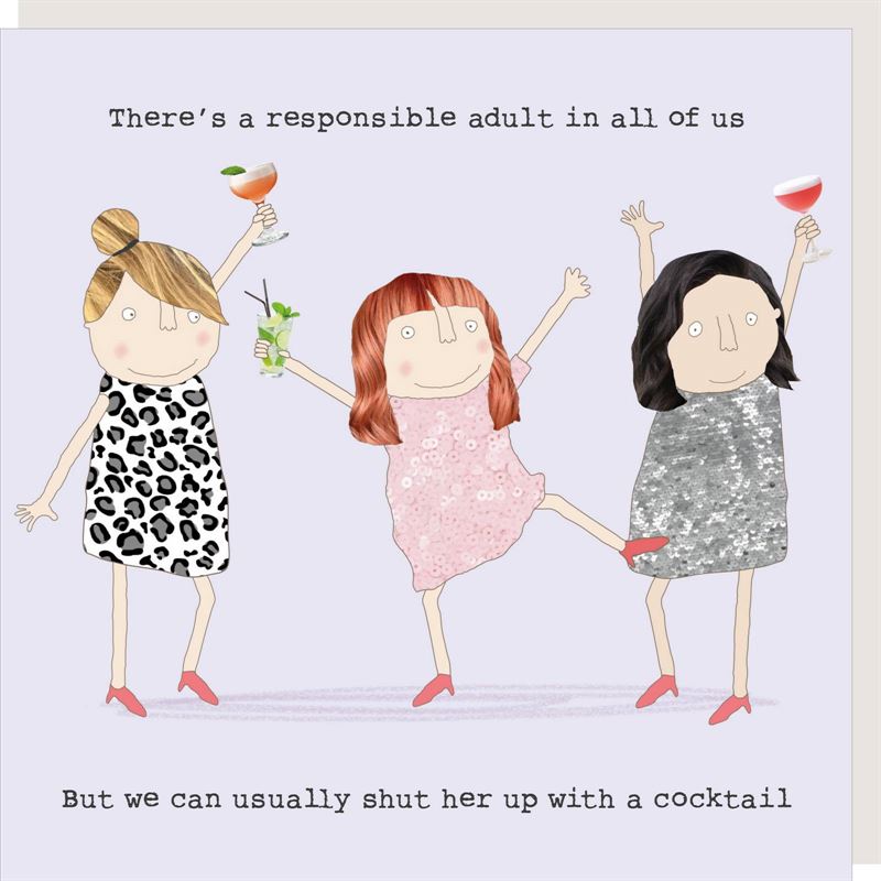 Rosie Made A Thing - Responsible Girl - Birthday Card