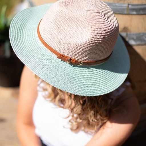Fedora | Mint & Blush