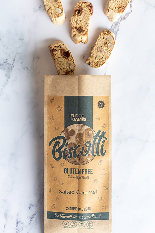 Salted Caramel Biscotti