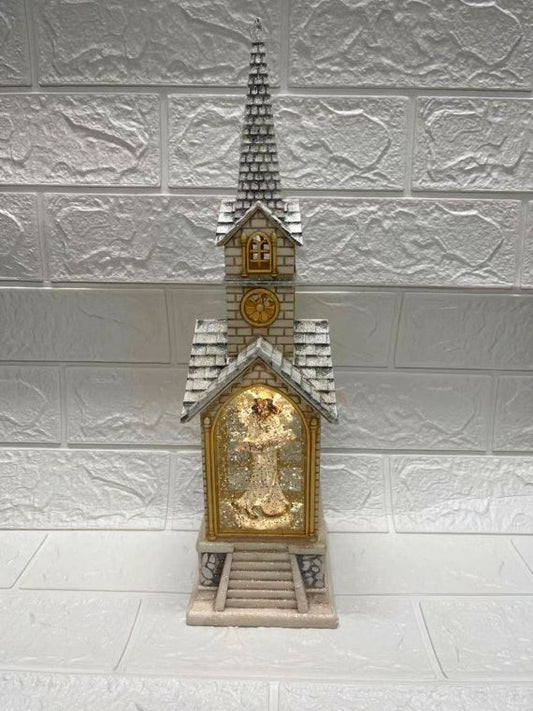 Single Spire LED Church