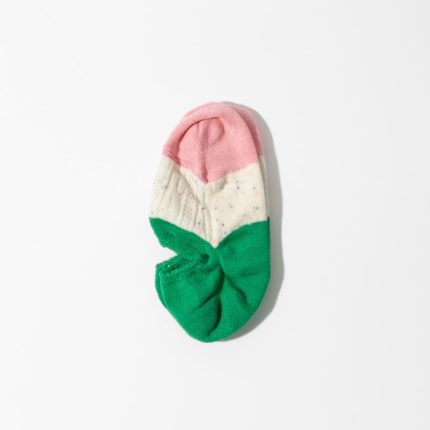 Claire Green Pink Socks