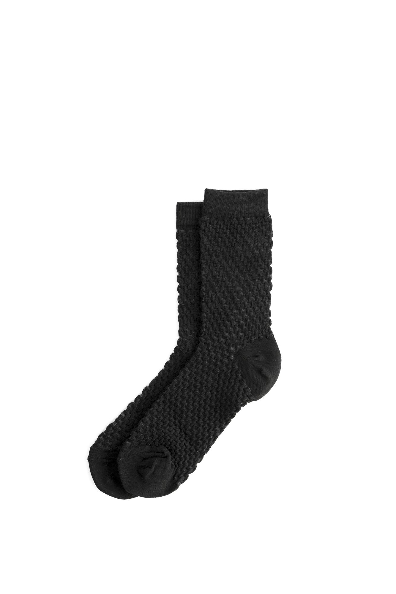 Square Black Socks