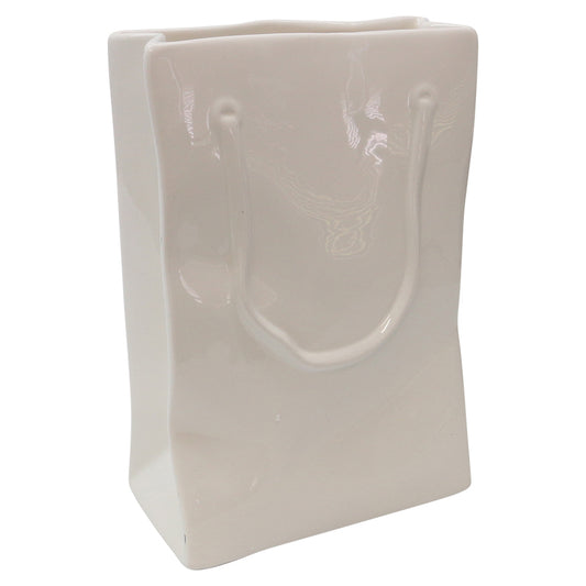 Ceramic Paper Bag Vase