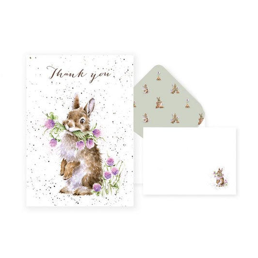 Wrendale Thank You Cards | Rabbit
