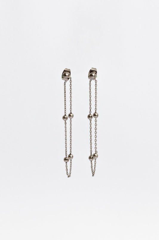 Stevie Gunmetal Earrings