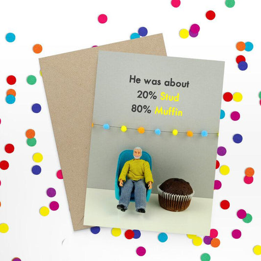 Humour Card - Stud Muffin