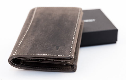 Sundance Leather Wallet | Taupe
