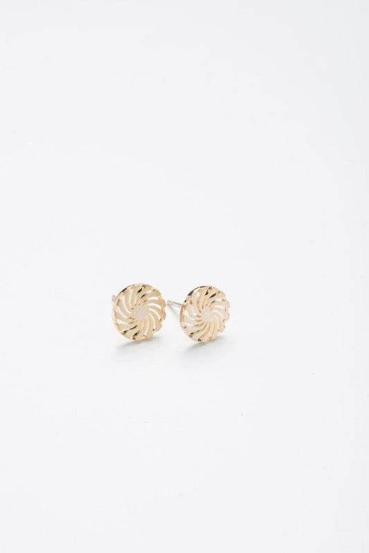Swirl Gold Earrings