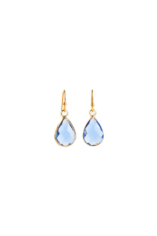 Teardrop Blue Earrings