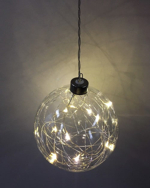 Hanging Glass Light | Thread Sphere