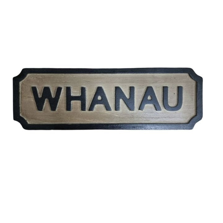 Reclaimed Pine Small Sign | Whanau