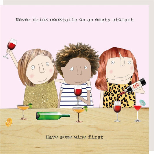Rosie Did a Thing Card | Wine First